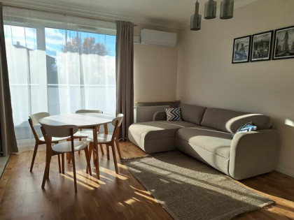 Nowe 2 pokoje klima, garaż , loggia blisko Galerii i Ratusza