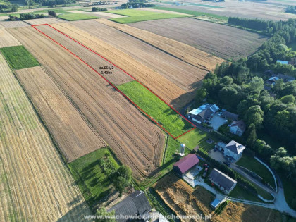 Działka rolna 1,41 ha - Rzeżuśnia, gmina Gołcza - www.wachowicz.nieruchomosci.pl