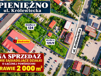 Działka budowlana w Pieniężnie
