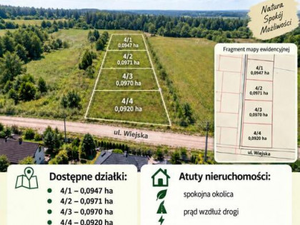 DZIAŁKI NA SPRZEDAŻ – Tomaszów Lubelski, ul. Wiejska