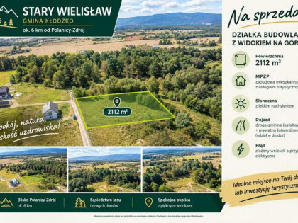 Działka budowlana Stary Wielisław gm. Kłodzko