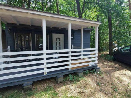 Domek letniskowy 40 m² w lesie, 200 m od jeziora – Rościnno
