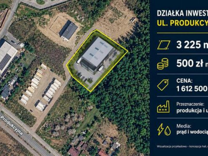 PRODUKCYJNA * 3225m2 * Pod hale * Usługi