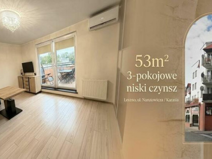 3-pokojowe w bloku -ul. Narutowicza / Karasia -NISKI CZYNSZ