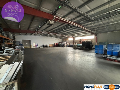 Hala 1100m2+grunt 1,6ha produkcja składy magazyny