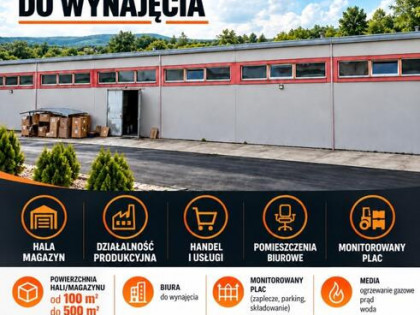 Hala, wynajęcia – Białogon, woj. świętokrzyskie