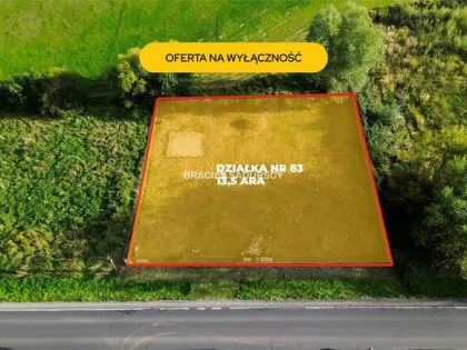 Działka usługowa Łuczyce gm. Kocmyrzów-Luborzyca, Centrum
