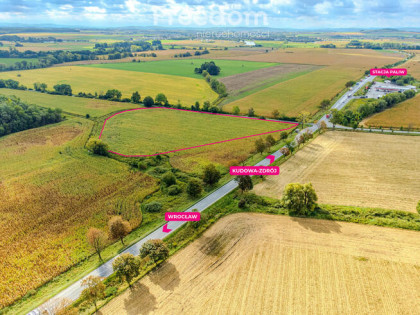 Działka inwestycyjna 2,31 ha | Wilczkowice | E8