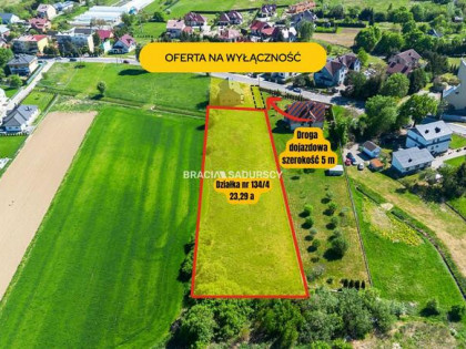 Działka usługowa Kraków Podgórze, Rybitwy, Rączna
