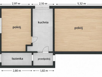 Wieliczka, os. Asnyka , II piętro, mieszkanie 62-metrowe
