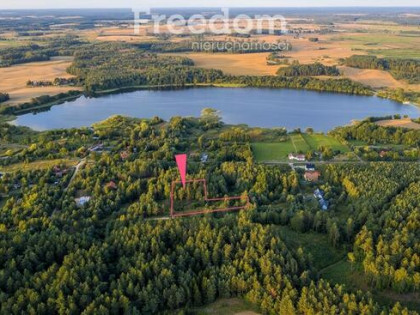 Działka budowlana z częścią lasu na sprzedaż