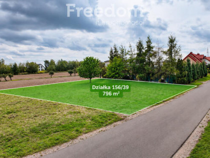 Działka budowlana 796 m² Franciszków | MPZP, Media