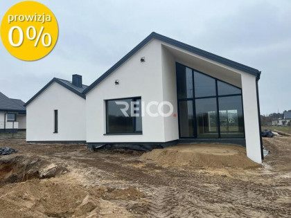 NOWOCZESNY, WYSOKI SALON, GARAŻ 40,78m2 duża działka