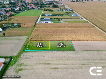 Bystre | 2 działki budowlane | 1046 m² i 900 m²