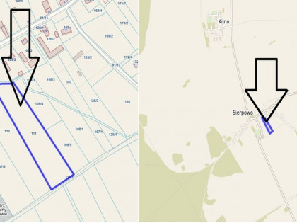 Działka Sierpowo Sierpowo