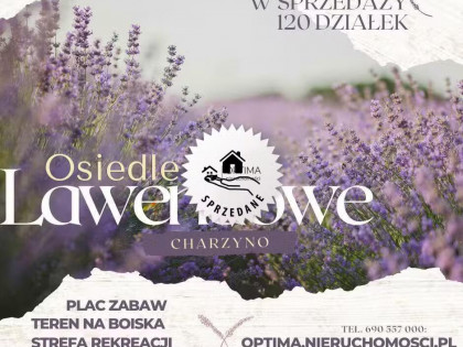 Działka Charzyno ul. Lawendowa