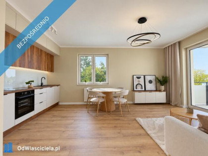 Nowe, wykończone 2 pokoje | Ustawny salon | Balkon
