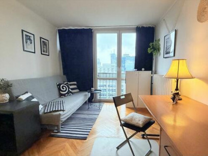 2 pokoje 40 m², metro Rondo ONZ 100 m, 15 p., widok na City
