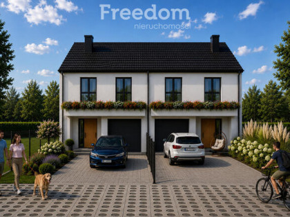 Nowy dom bliźniak 120 m² ogród garaż Chwaszczyno