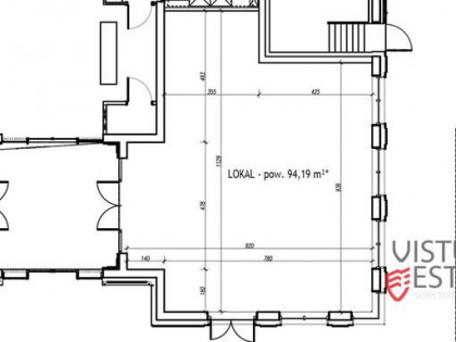 Lokal parterowy w biurowcu | 94,19 m2