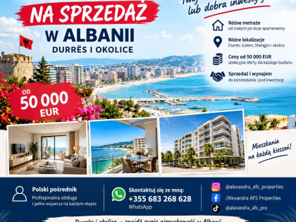 NIERUCHOMOSCI W ALBANII - DURRES I OKOLICE | SPRZEDAZ I WYNAJEM