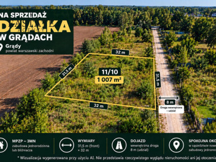 Zabudowa jednorodzinna lub bliźniacza | Blisko Puszczy Kampinoskiej