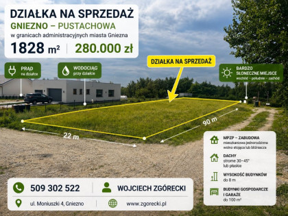 Działka Gniezno ul. Zacisze
