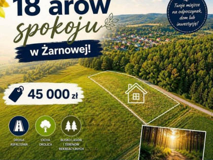 Działka rekreacyjna żarnowa gm. Strzyżów