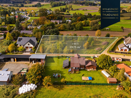 Działka budowlana wśród zieleni, Warzno, 1 925 m²
