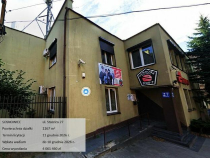 Licytacja, budynek usługowo-biurowy, Śląsk