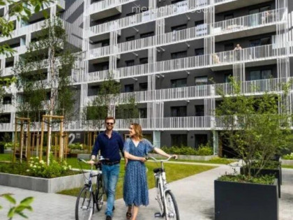 Warszawa, Wola, apartament na 14 piętrze