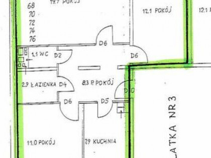 Sprzedam mieszkanie 63 m² | 3 pokoje | Włocławek