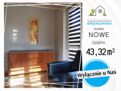43,32 m² BEZPOŚREDNIO PRZY PARKU SOLANKOWYM w Inowrocławiu. Zadbane, wyposażone i gotowe do zamieszkania!