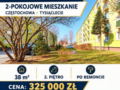 REZERWACJA, M3 po remoncie 2 piętro w dzielnicy Tysiąclecie