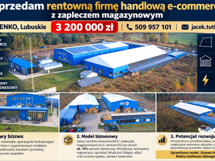 Sprzedam rentowną firmę handlową e-commerce z zapleczem magazynowym