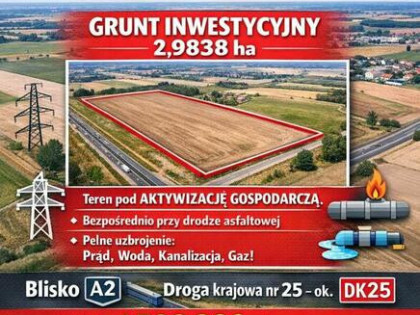 Na sprzedaż – działka inwestycyjna | Barczygłów, gm. Stare M