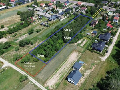 Działka budowlana 5000 m², media, bliźniaki