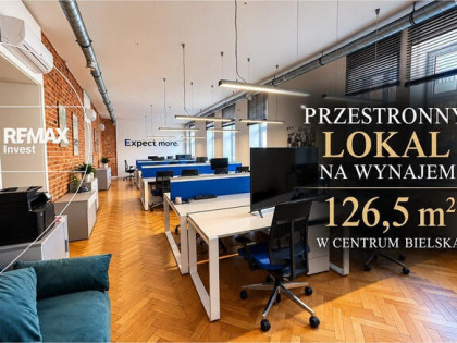 Przestronny lokal 126,5m² w centrum Bielska