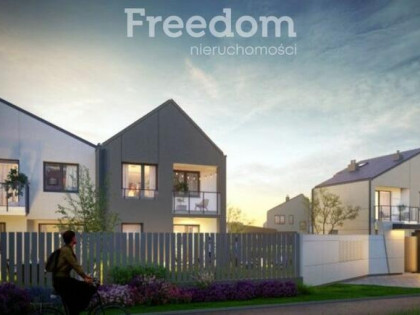 Dom szeregowy 105,47m², 5 pokoi, ogród, taras