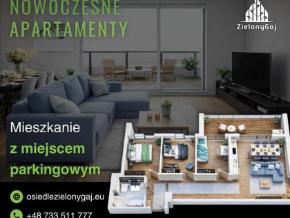 3 POKOJE * BALKON * PARKING * 5 MIN OD NOWEGO SĄCZA