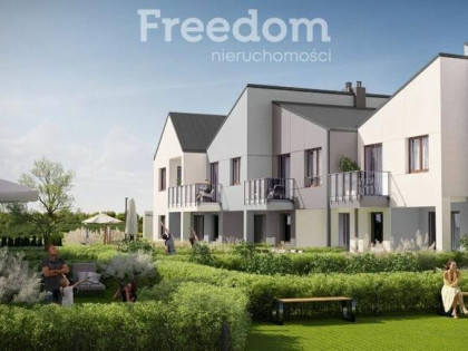 Nowoczesny dom szeregowy, ogród 46 m², 4 pokoje