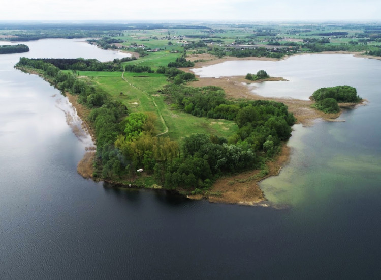 Działka budowlana nad jeziorem 1200m2 Powidz Skorzęcin Wiekowo