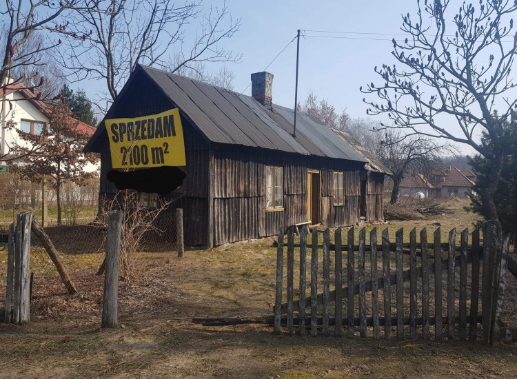 Sprzedam działkę 2100m2 z domkiem. Pieńki Słubickie