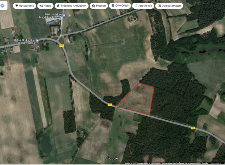 Działka Rolna bez pośredników 3,03 ha 10zl za metr Dąbrowa Biskupia