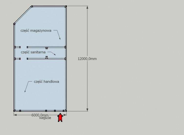 Pawilon handlowy 65 m2 Toruń