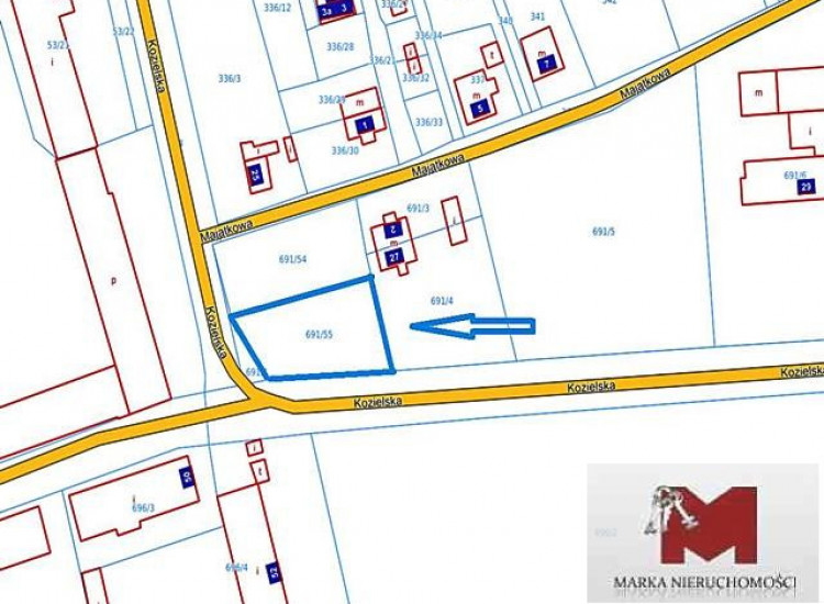 Działka Urbanowice ul. Kozielska Urbanowice