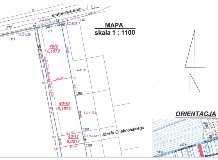 Działka budowlana ul. Braterstwa Broni (Karolówka) Zamość