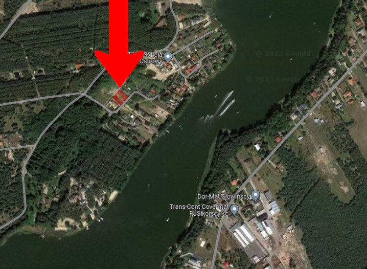 ŻÓŁWIENIEC DZIAŁKA OKOŁO 100M OD JEZIORA Ślesin