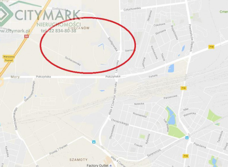 Działka Warszawa Bemowo, Chrzanów Warszawa
