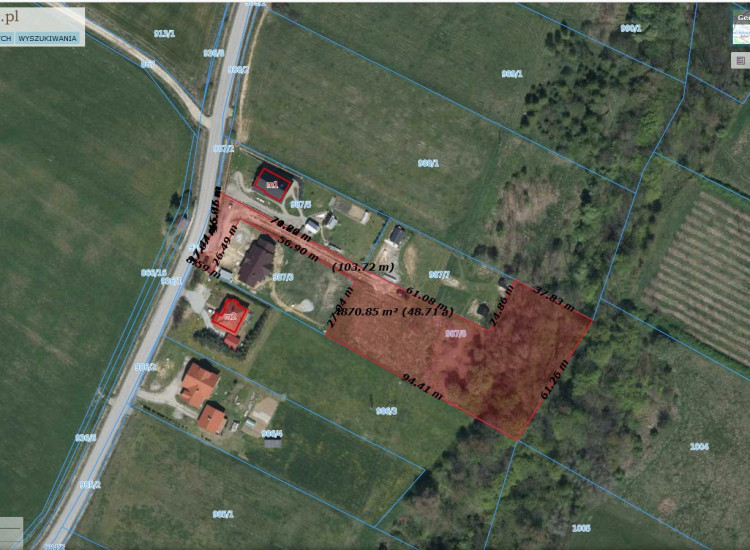 Bystra, działka budowlana 48,77 a, 1110S/2024 Bystra
